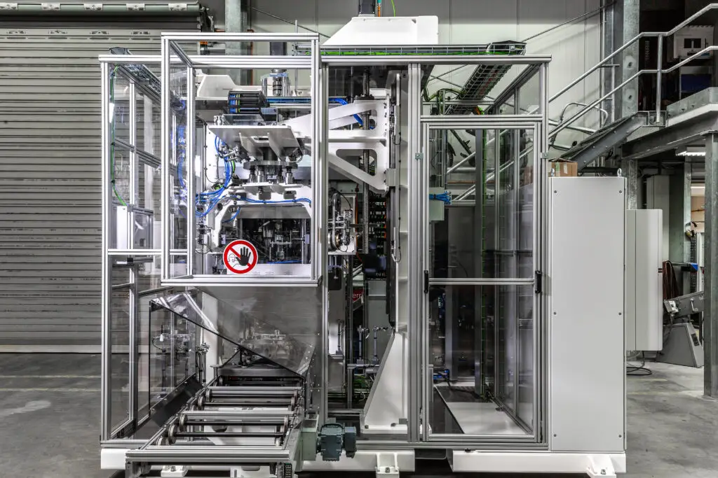 Außenansicht des Messsystems zur dynamischen Erfassung der realen Lagervorspannung im Elektroantrieb unter Montagebedingungen.